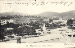 CPA Nice Nouveaux Jardins Et Casino