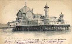 CPA Nice Le Palais De La Jetee Promenade