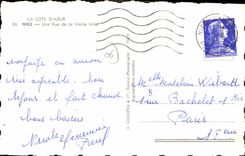 CPA Nice Une Rue De La Vieille Ville