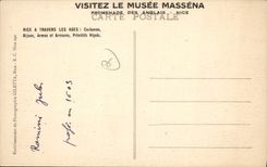CPA Nice Musee Massena Costumes Nicois