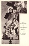 CPA Nice Chemin De La Croix église Sainte Jeanne d'Arc