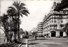 CPSM Nice L'Hotel Ruhl Entree De La Promenade