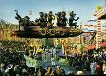 CPSM Nice Carnaval XCII bienvenue sur la lune
