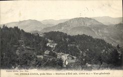 CPA Peira Cava Pres Nice Station D'Ete Vue Generale