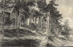 CPA Peira Cava entrée du domaine