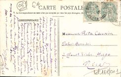 CPA Peira Cava entrée du domaine