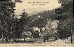 CPA Peira Cava hôtel Bellevue et Victoria Victor Elia