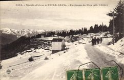 CPA Peira Cava environs de Nice route