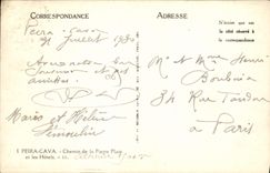 CPA Peira Cava Chemin De La Pierre Plate hotels