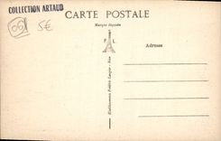 CPA Peira Cava intérieur du village et les hotels