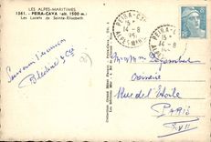 CPSM Peira Cava Les Lacets De Sainte Elisabeth