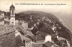 CPA Roquebrune Vue Generale et cap martin