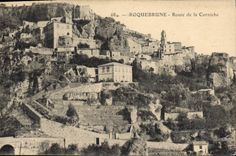 CPA Roquebrune Route De La Corniche