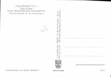 CPSM Roquebrune Cap Martin Jeux De Boules Et Les restaurants PTT
