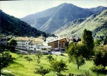 CPSM St Martin Vesubie Les écoles chalet altitude 1000