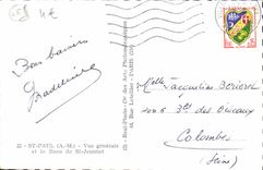 CPA St Paul Vue Generale Et Le Baou