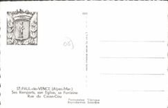 CPA SAINT-PAUL-de-VENCE rue du Casse-Cou