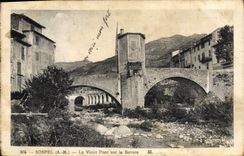 CPA SOSPEL vieux pont sur la Bevera
