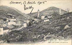 CPA LA TURBIE vue générale