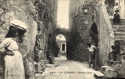 CPA LA TURBIE vieille rue