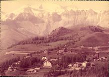 CPSM VALBERG le mont Mounier les flocons le coq en pâte