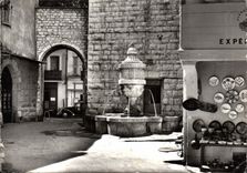 CPSM VENCE fontaine place du Peyra