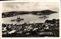 CPA VILLEFRANCHE-sur-MER panorama vu du Mont Boron