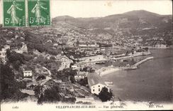 CPA VILLEFRANCHE-sur-MER vue générale