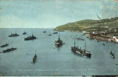 CPA VILLEFRANCHE-sur-MER l'escadre dans la rade