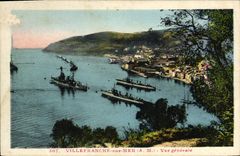 CPA VILLEFRANCHE-sur-MER vue générale