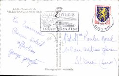 CPA VILLEFRANCHE-sur-MER souvenir