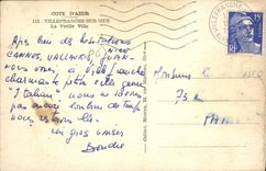 CPA VILLEFRANCHE-sur-MER vieille ville