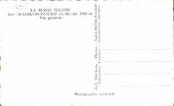 CPA SAINT-MARTIN-VESUBIE vue générale