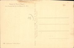 CPA route de Nice à Sospel col de Braus Automobile
