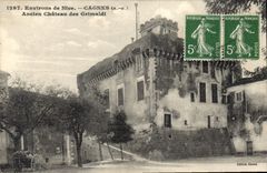 CPA CAGNES-sur-MER ancien château des Grimaldi