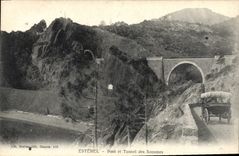 CPA ESTEREL pont et tunnel des Saoumes