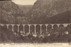 CPA LES GORGES DU LOUP le viaduc du loup