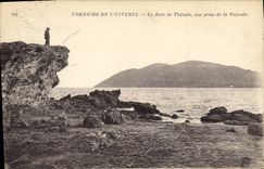 CPA ESTEREL corniche baie de Théoule