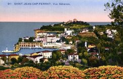 CPA SAINT-JEAN-CAP-FERRAT vue générale