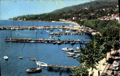 CPA GOLFE JUAN le port vue générale