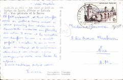 CPA AURON vue générale et la Benne