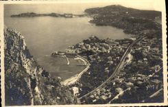 CPA BEAULIEU CAP FERRAT vue panoramique