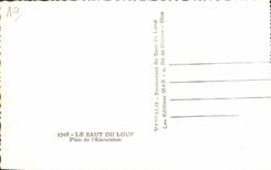 CPA LE SAUT DU LOUP plan de l'excursion