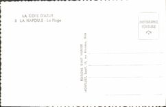 CPA la NAPOULE la plage