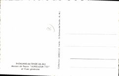 CPA SAINT-DALMAS-DE-TENDE vues génrales maison de repos ALPES-AZUR 750