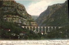 CPA GORGES du LOUP viaduc