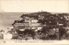 CPA SAINT-JEAN-CAP-FERRAT le port et Saint-Hospice