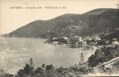 CPA ESTEREL corniche d'or THEOULE