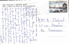 CPA THEOULE maison de repos villa St-Camille