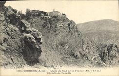 CPA GOURDON chemin du paradis
